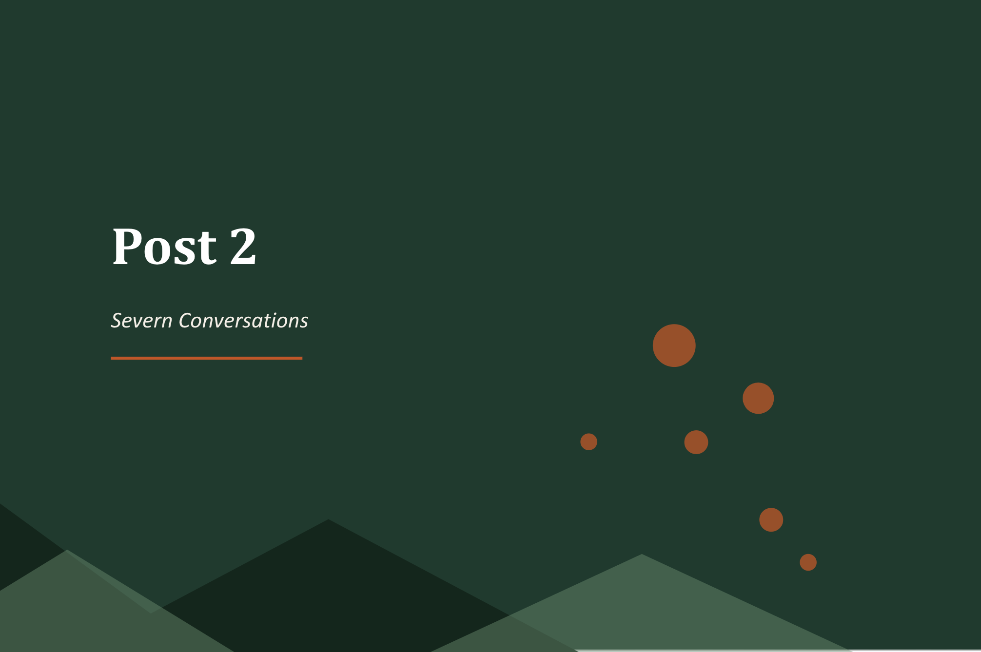 SEVEN CONVERSATIONS THAT SHAPED WHAT WE BUILT
