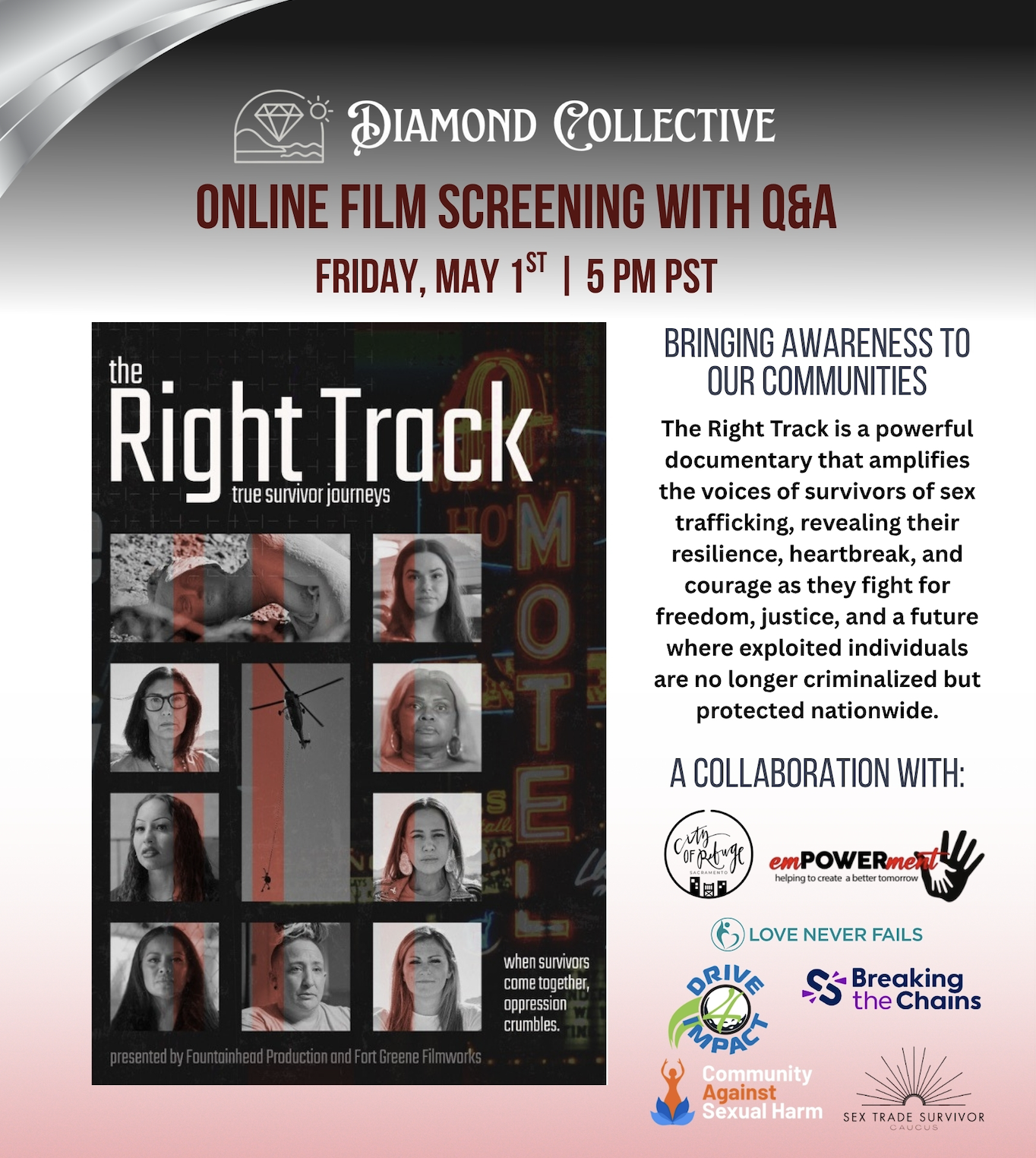 "The Right Track” Film Screening &amp; Q&amp;A