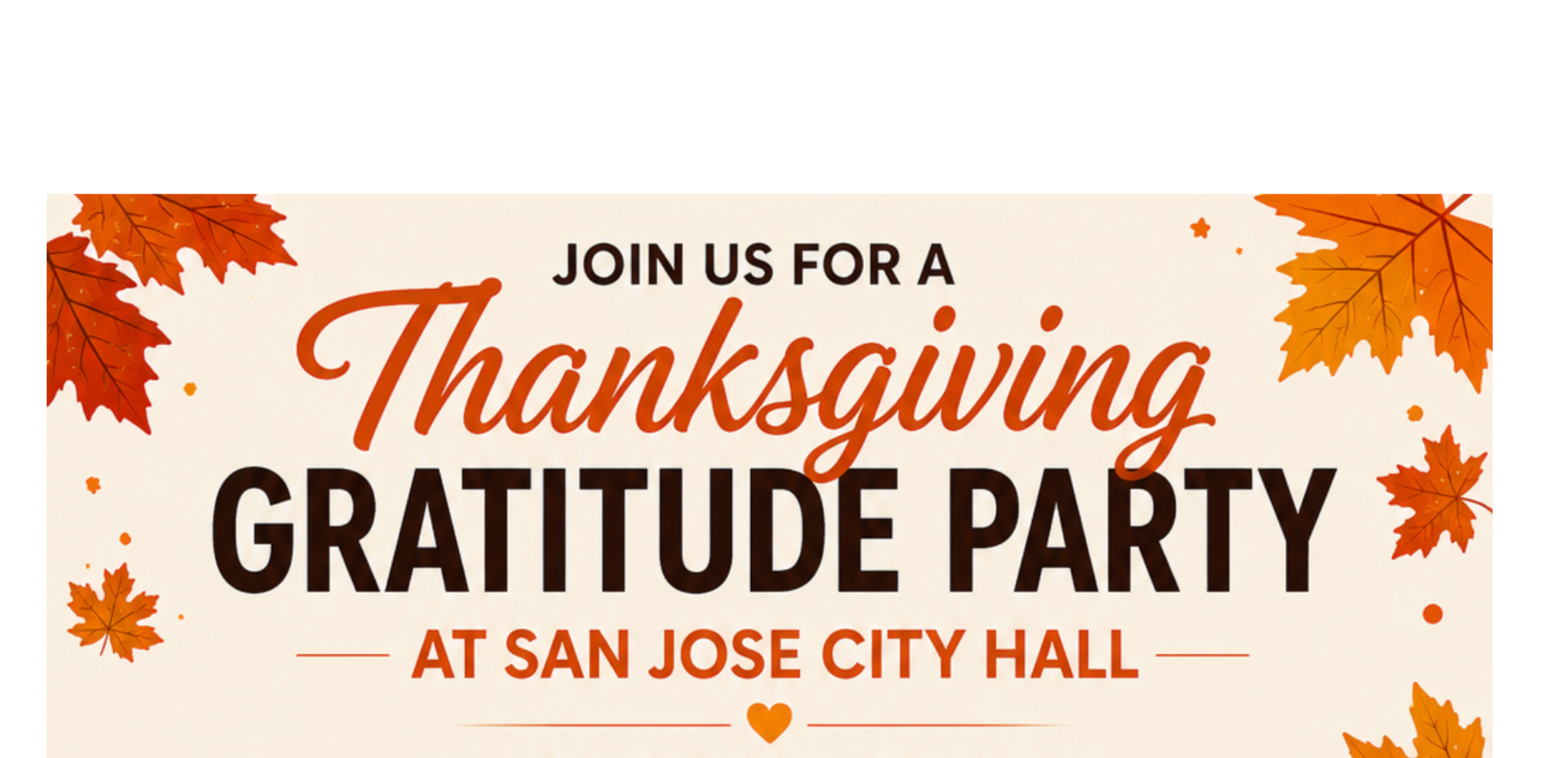 Thanksgiving Gratitude/Outreach Party