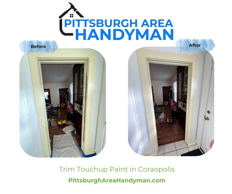 Whether damage from an accident or scuffs from wear and tear, we can help you touch up your paint. 

Trim Touchup Paint in Coraopolis

https://www.pittsburghareahandyman.com/estimate-page

 #touchuppaint #touchuppaint🎨 #touchuppaintjob #coraopolisbo