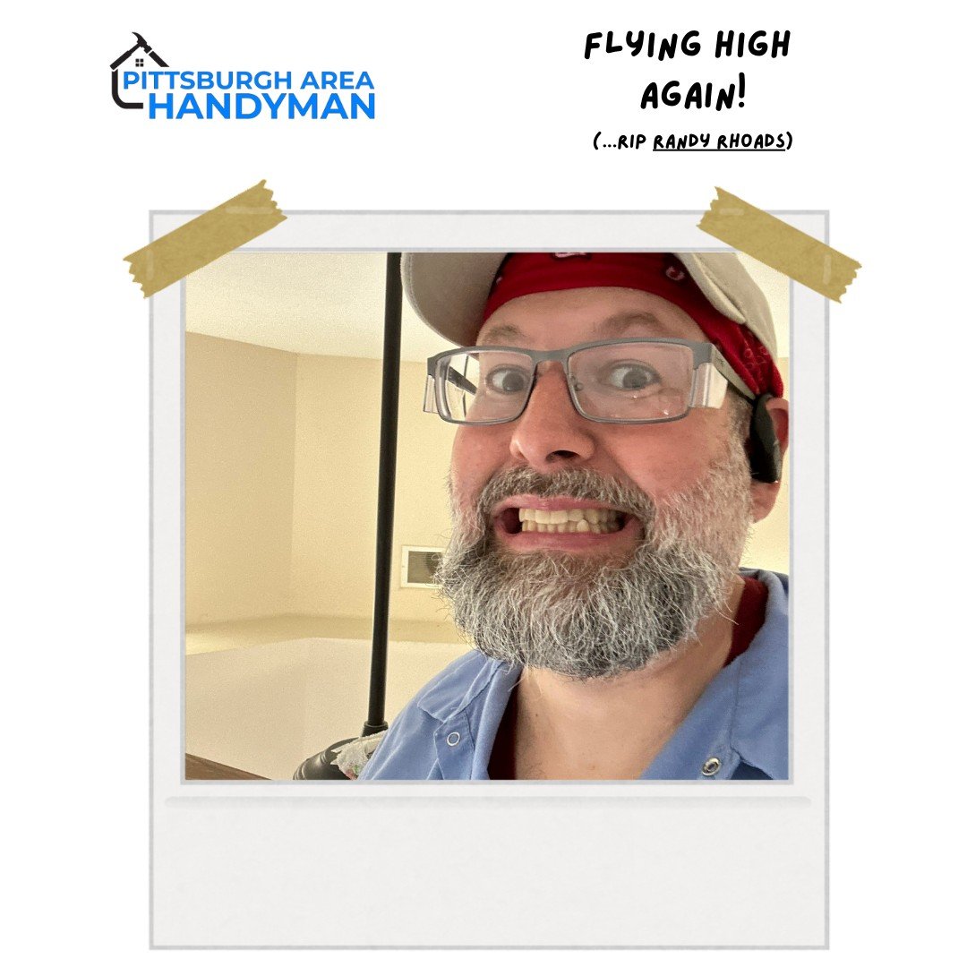 Pro Tip: When you are looking down on the top of a ceiling fan, don't step off the work platform when posing for a selfie! 

Check out the services we can help you with:

https://www.pittsburghareahandyman.com/handyman-services 

 #Handyman #handyman