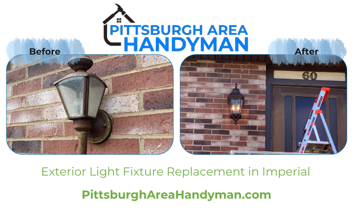 Exterior Light Fixture Replacement in Imperial