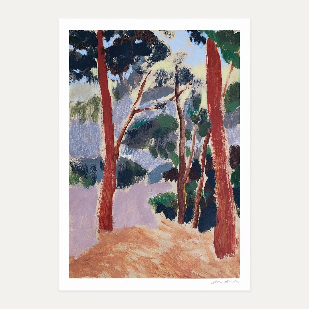 The light between trees — Print