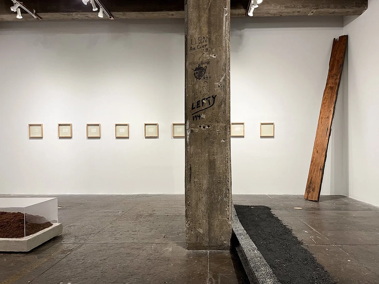 Installation view from front of gallery