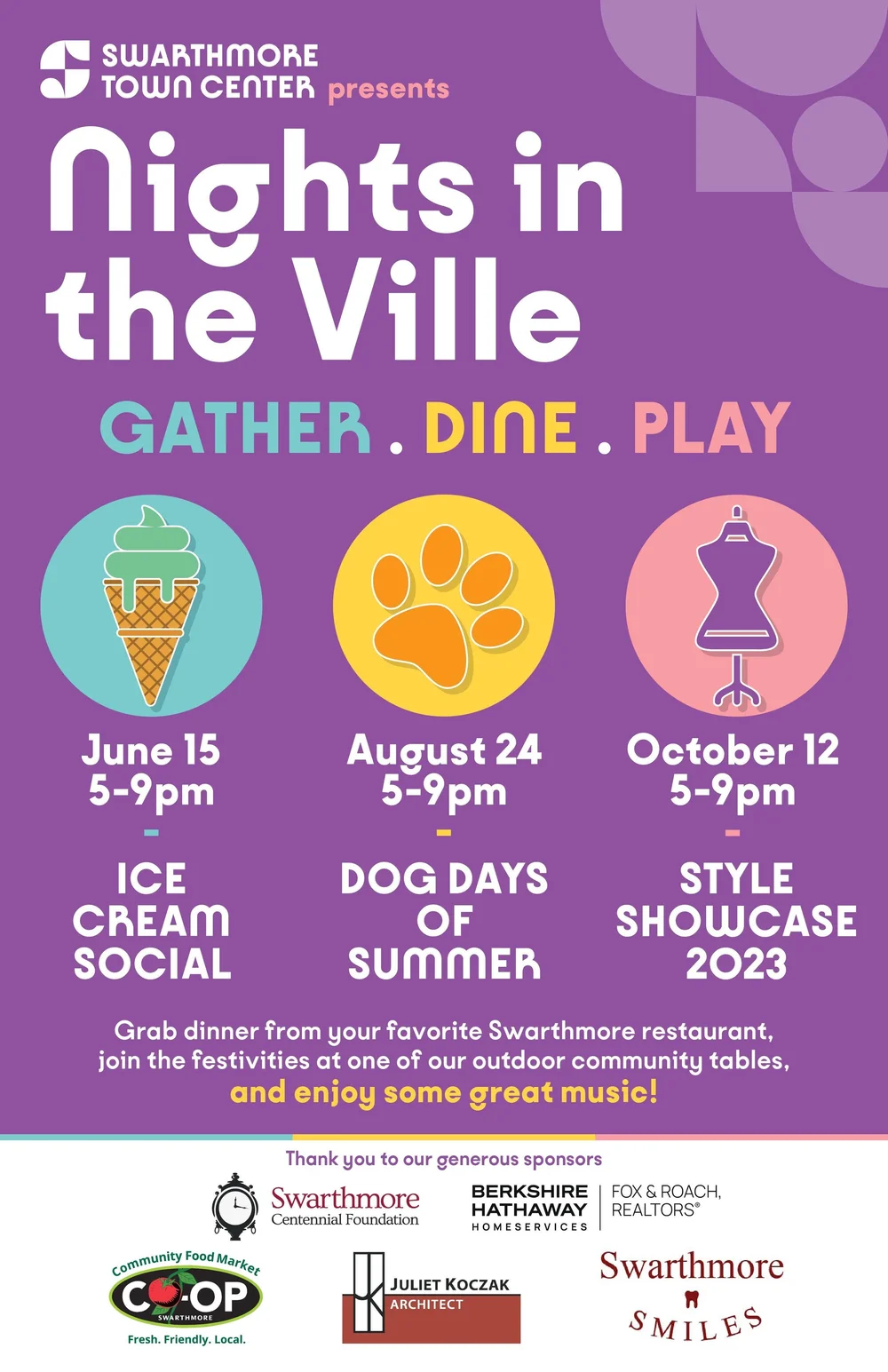 Nights in the Ville — Swarthmore Town Center