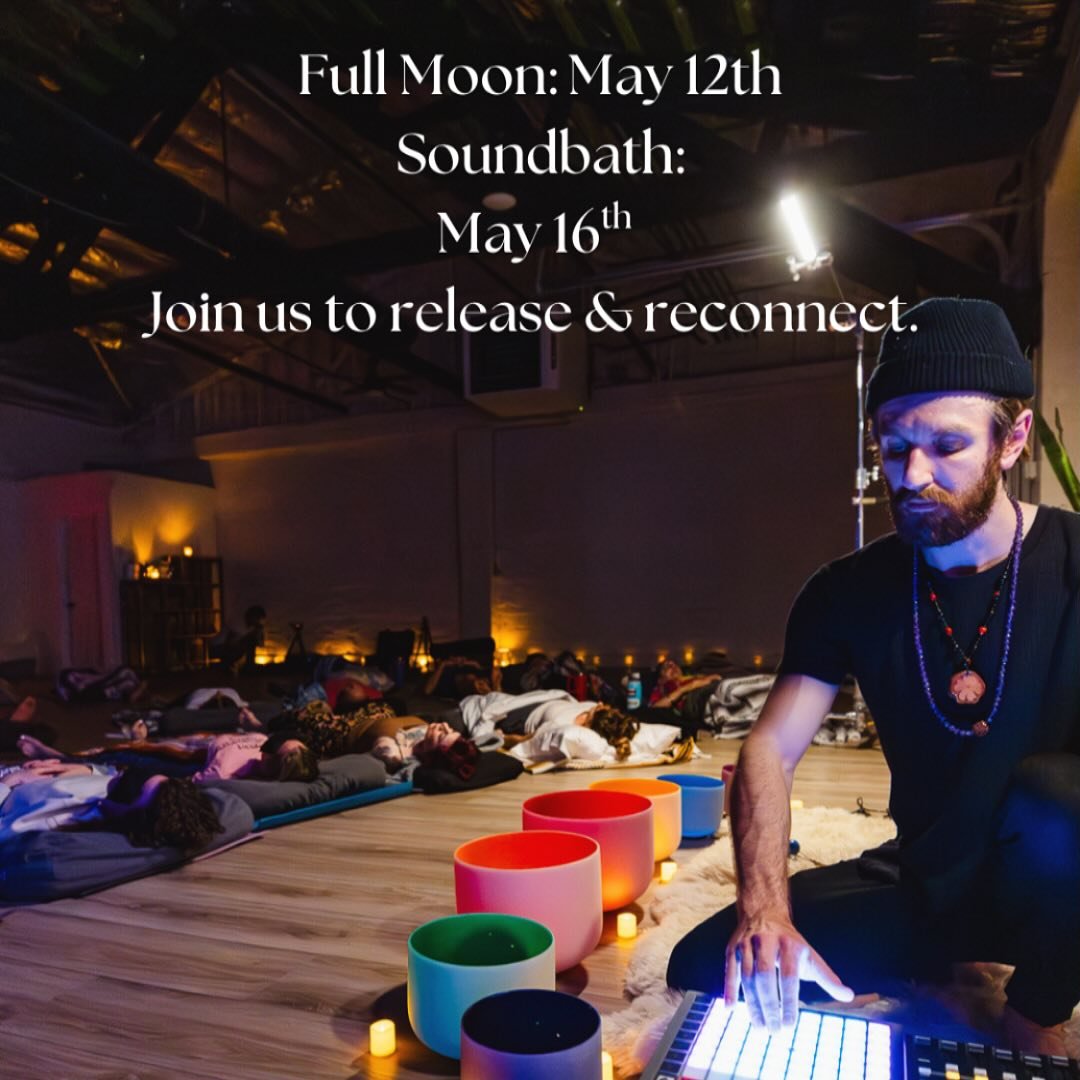 Join us just a few days after the depths of the Scorpio Full moon on Friday, May 16th at 7pm at The Space 🤍