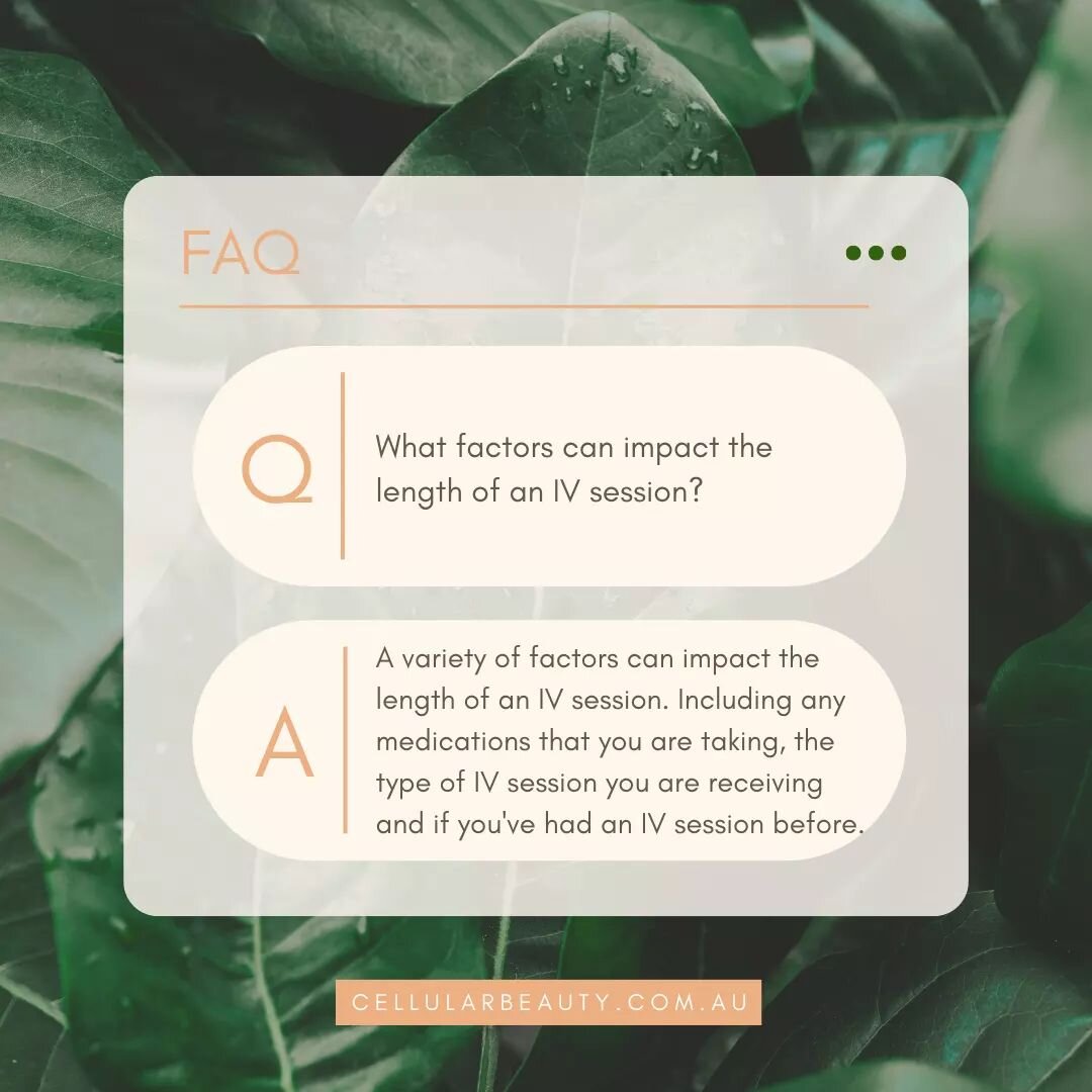 Got questions about IV treatments? We've got answers! We will always ensure you have all the answers before your IV treatments.✨