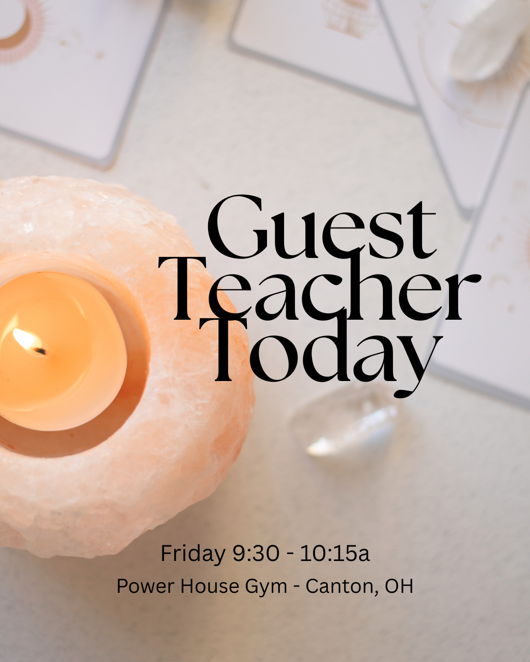 Gentle Flow - Guest Teacher Today!