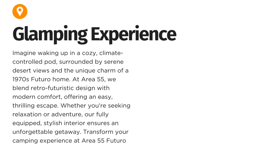 Area 55 Futuro – Off-Grid Glamping & Event Space in Joshua Tree