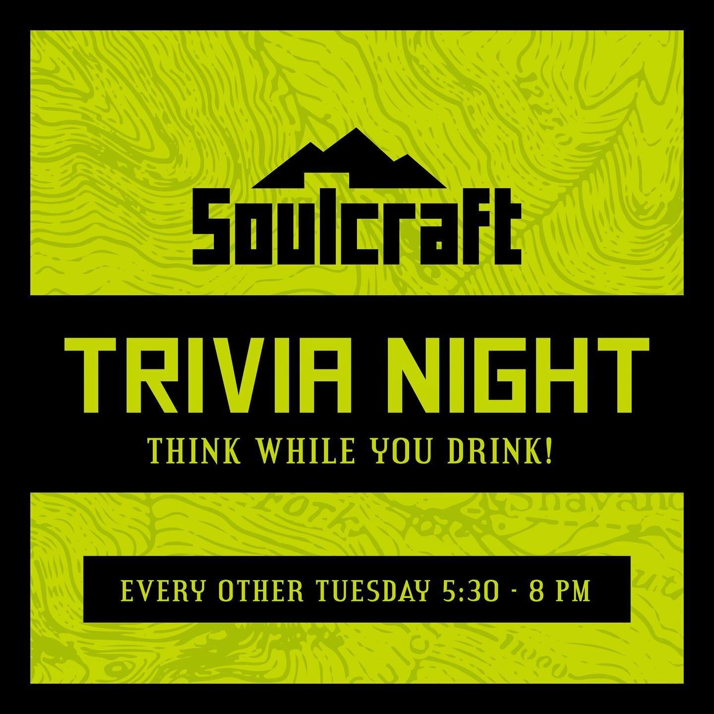 Think while you drink! Join us today for a rowdy, competitive, and extremely fun trivia challenge Local hosts Bob and Kevin contend with Salida's biggest brains as they try to unlock the secrets of custom-written content. Seating is limited! Arrive e