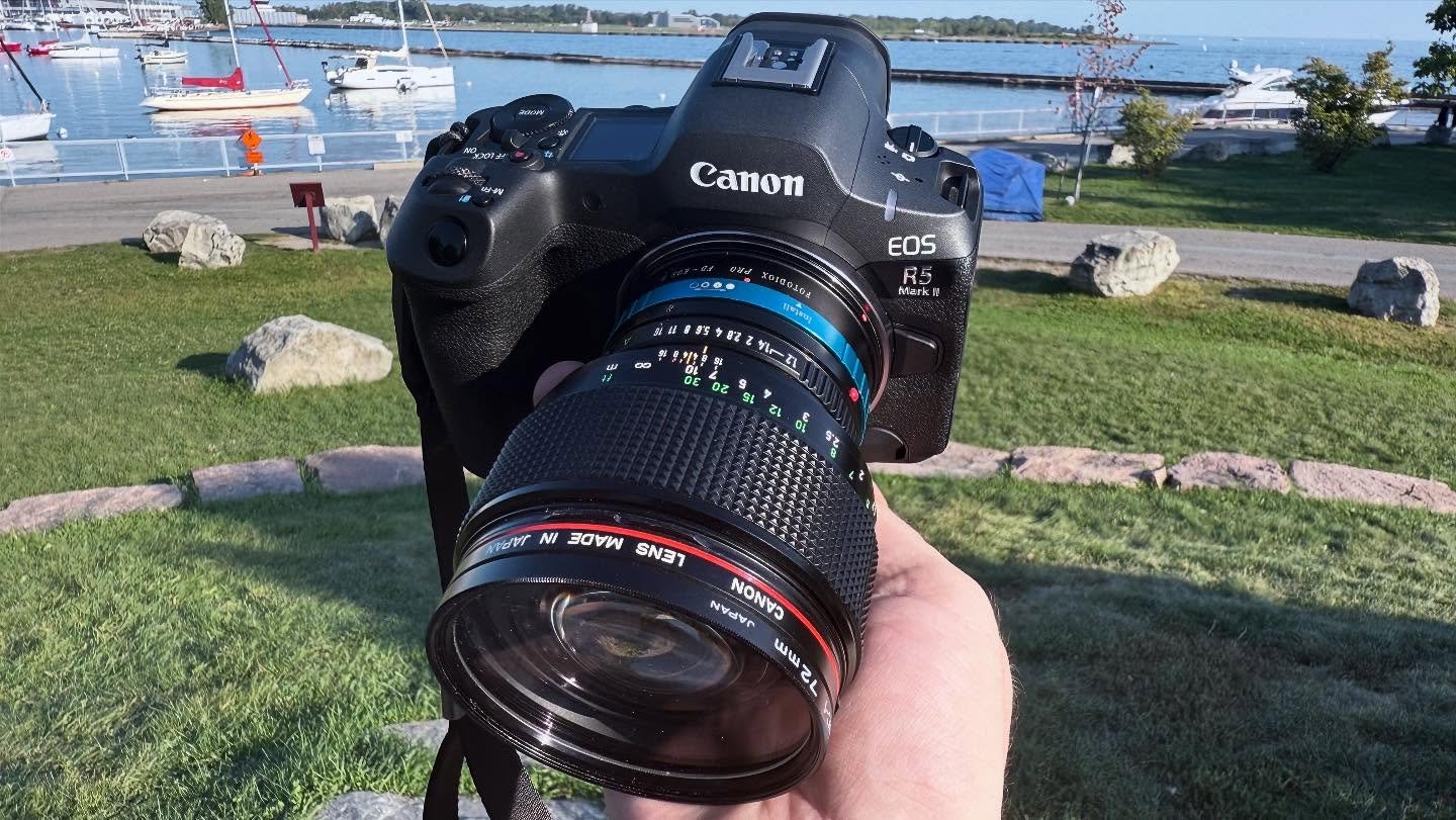 Released in 1980 the Canon FD 85mm f1.2 L is a Legend. One of my favourite vintage lenses ever. It&rsquo;s f1.2 maximum aperture creates some of the creamiest background blur you&rsquo;ll ever see. I was so excited when I finally got to add one to my