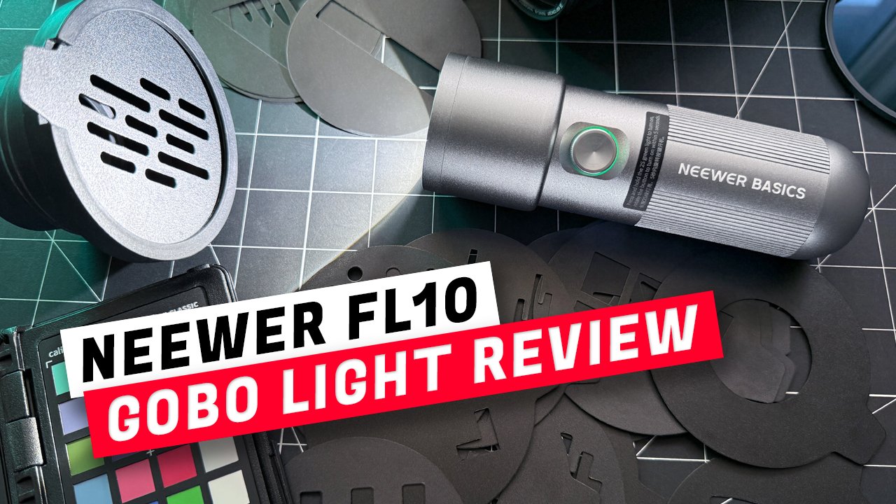 Neewer FL10 Gobo Light Review - Small Light, Big Creative Potential