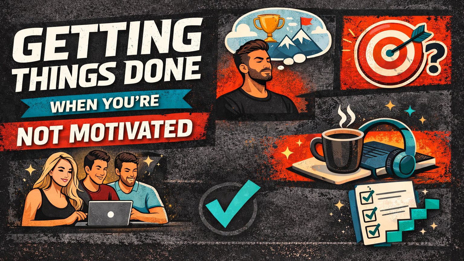 how to get things done when you're not motivated inspiration