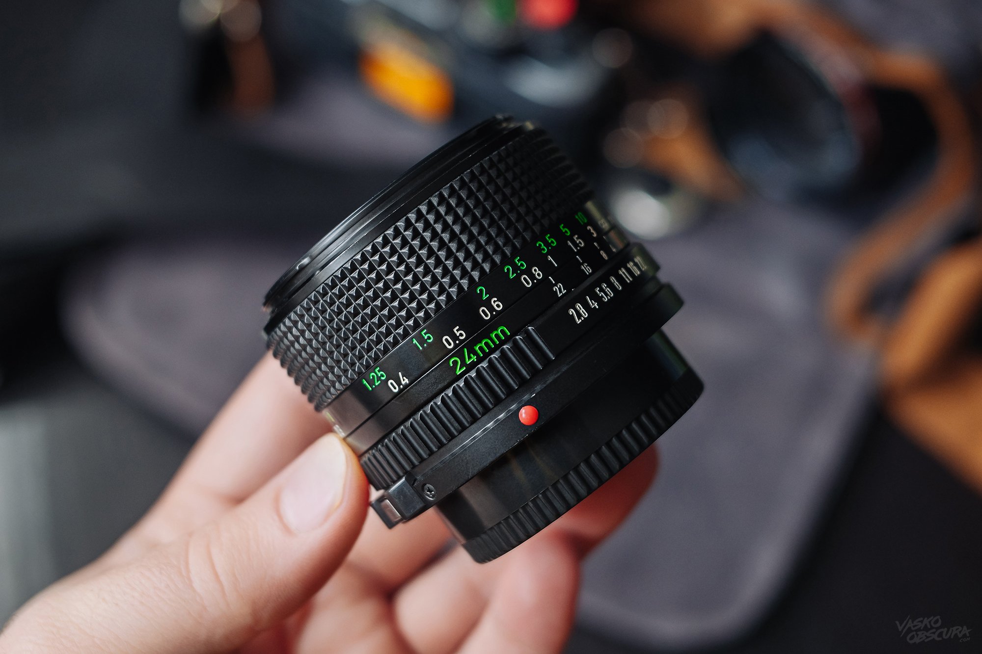 Picture of the Canon nFD 24mm f/2.8