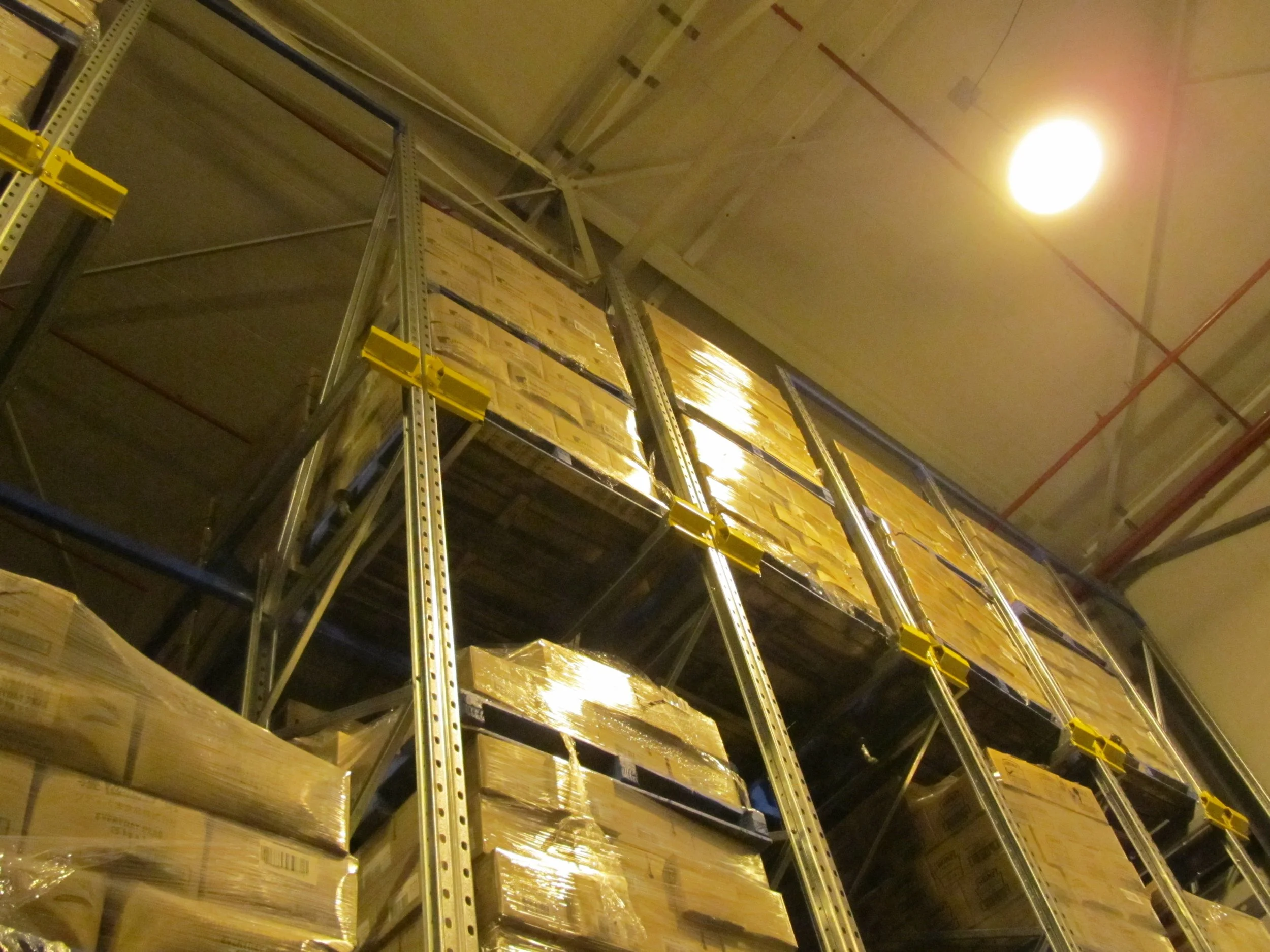 All racks &amp; pallets safe after the earthquake