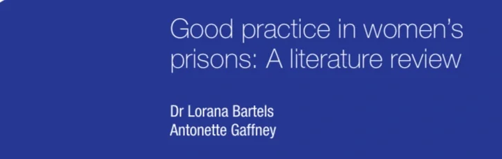 Good practice in women’s prisons: A literature review
