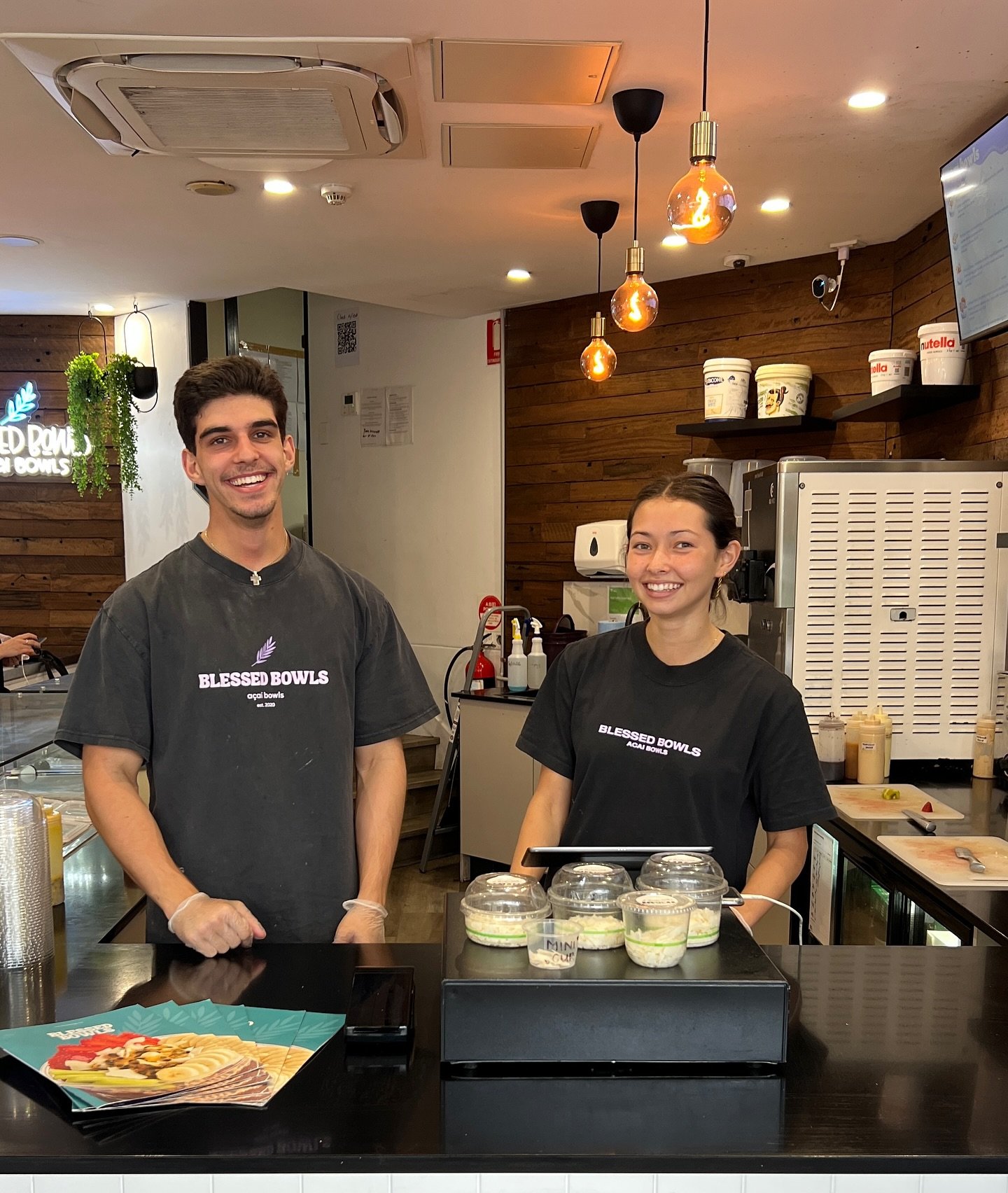 Our lovely staff at Mosman always with a big smile to welcome everyone 😁✨💜