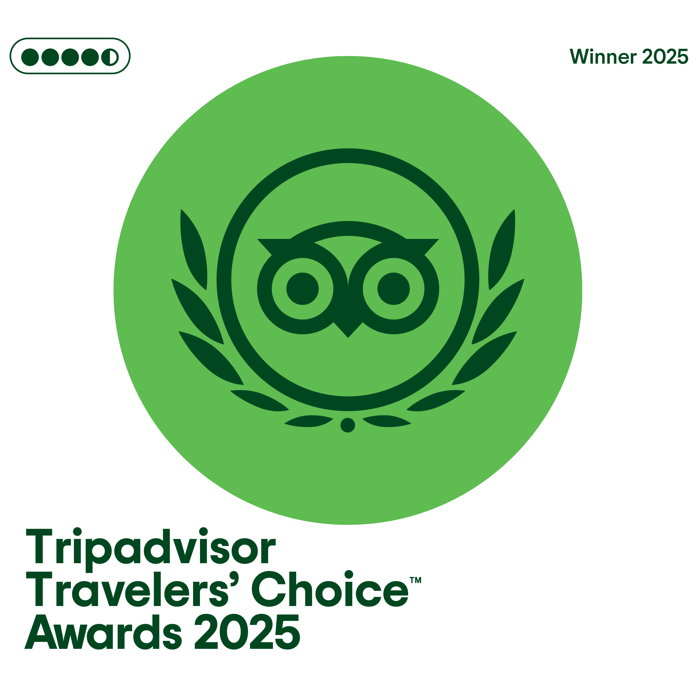 Trip Advisor “Travelers Choice“ 