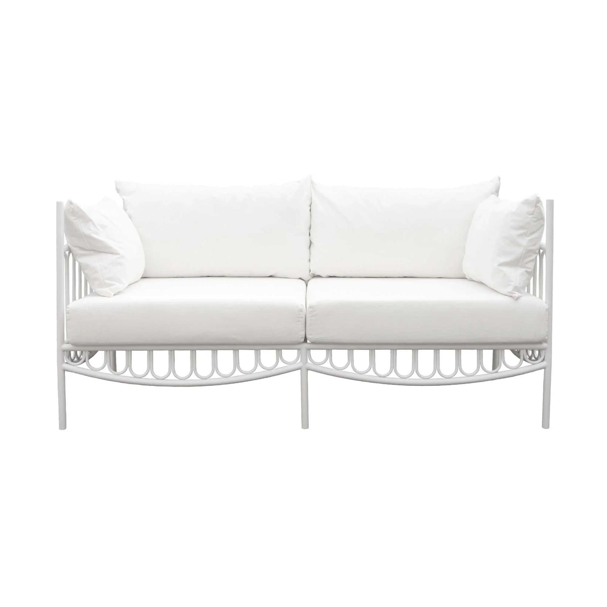Slimm Loveseat White