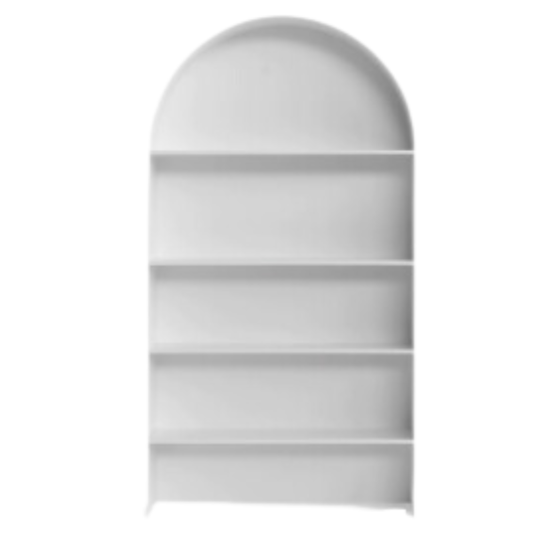 White Arched Shelving Unit