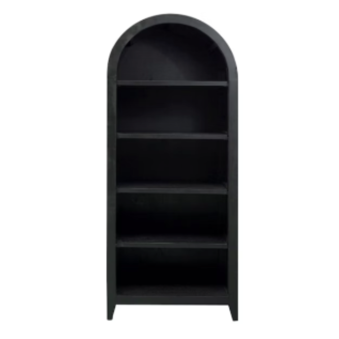 Black Arched Shelving Unit