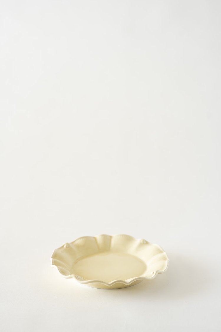 Lemon Ruffle Side Plate