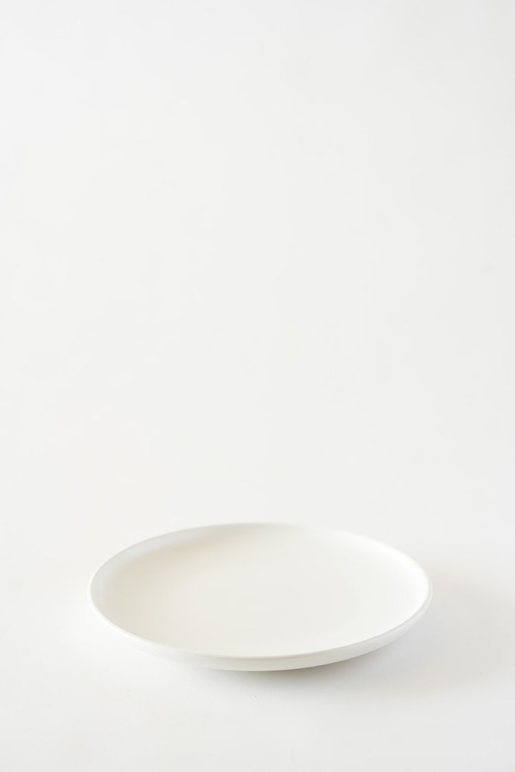 Modern White Main Plate