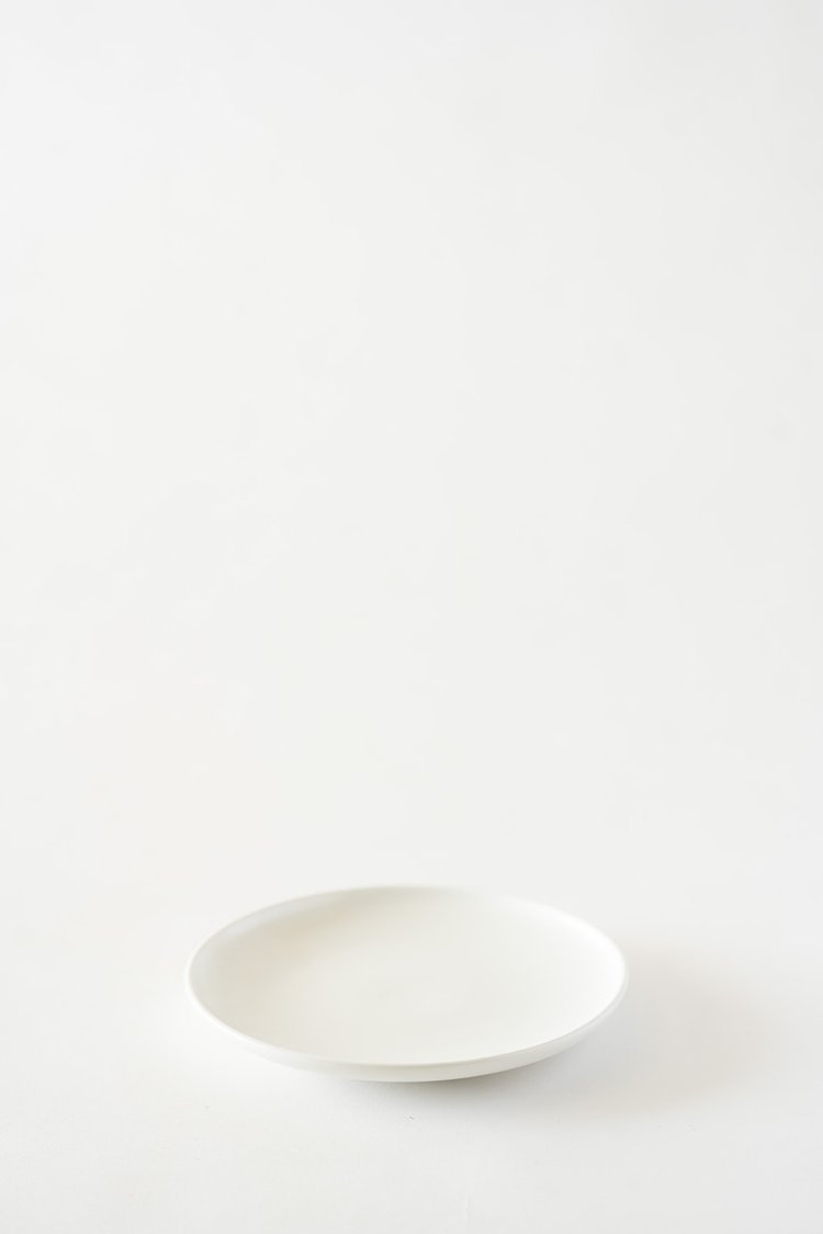 Modern White Side Plate