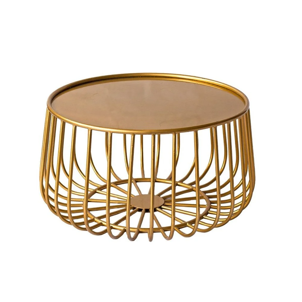 Gold Wire Coffee Table