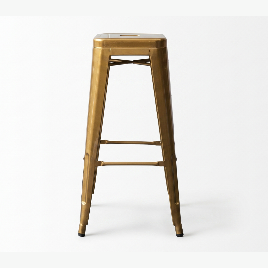 Gold Tolix Stool