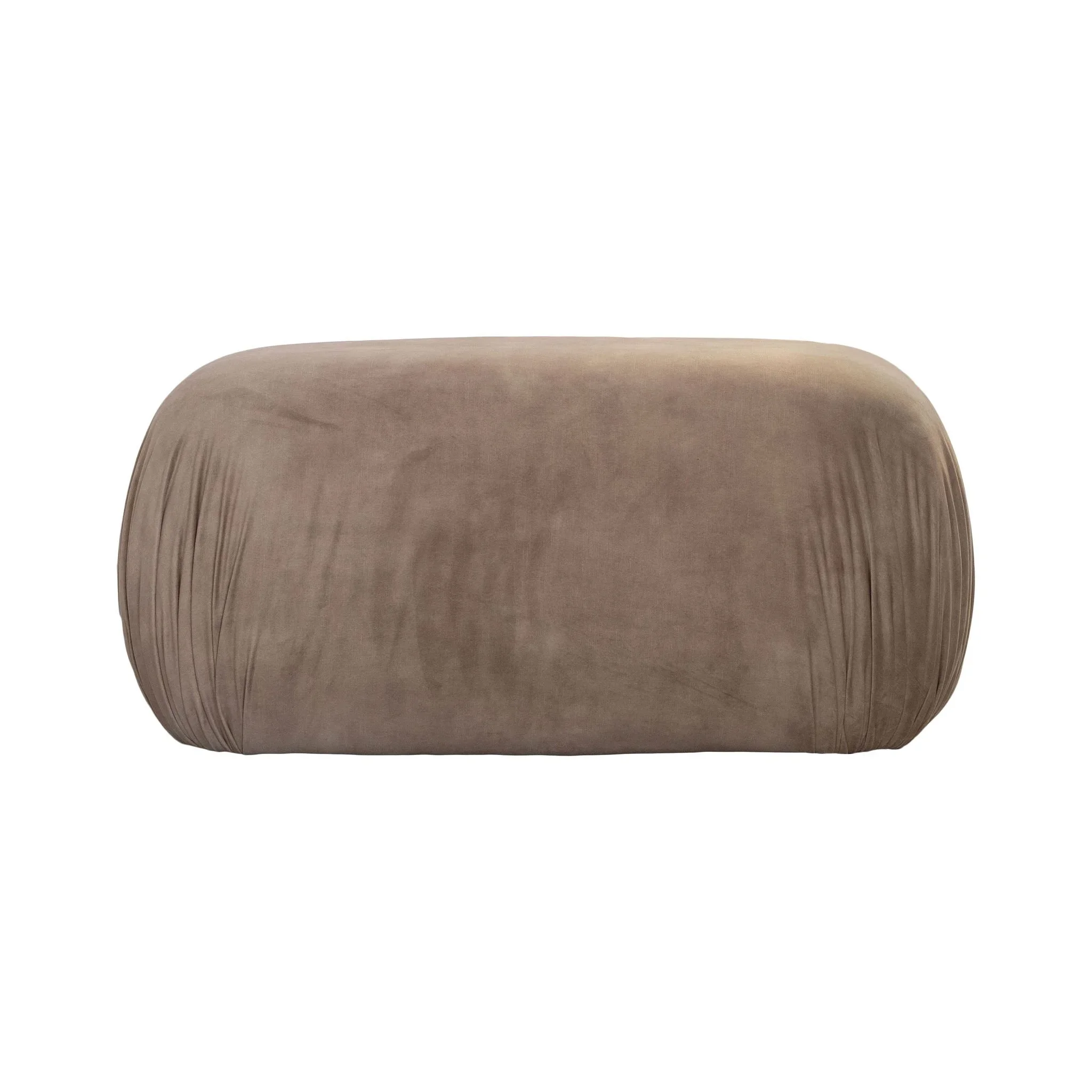 Con Ottoman | Sand Velvet