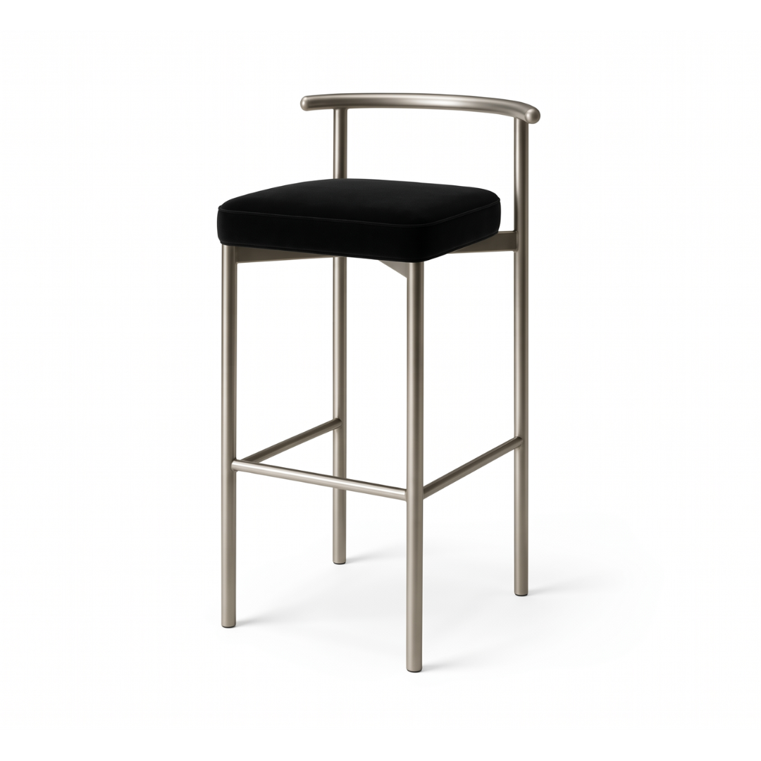 Bonnie Black Bar Stool