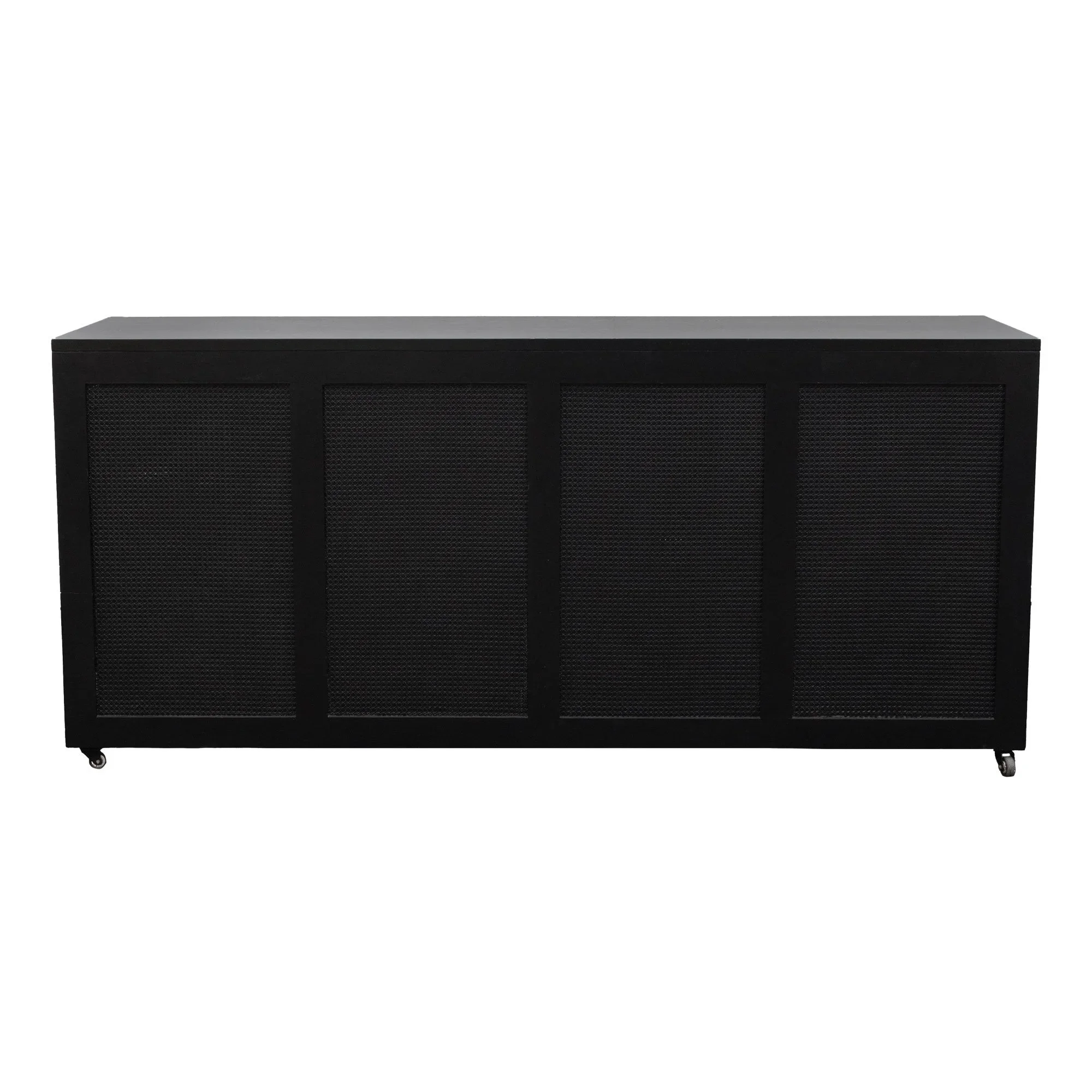 Black Rattan Bar