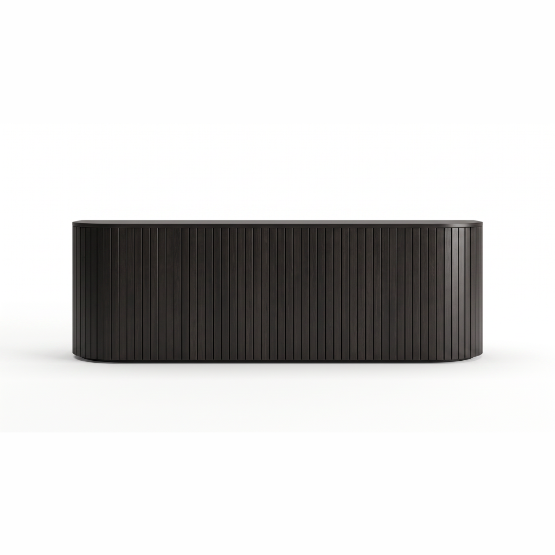 Black Curved Bar