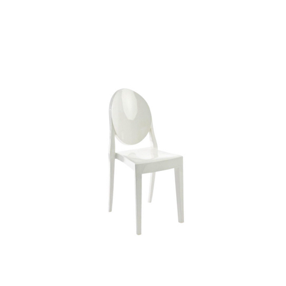 Victoria Ghost Chair - White