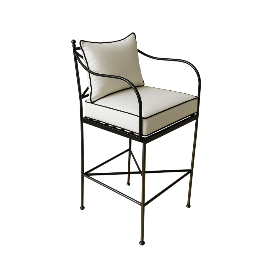 Capri Stool - White (Available from November 2025)