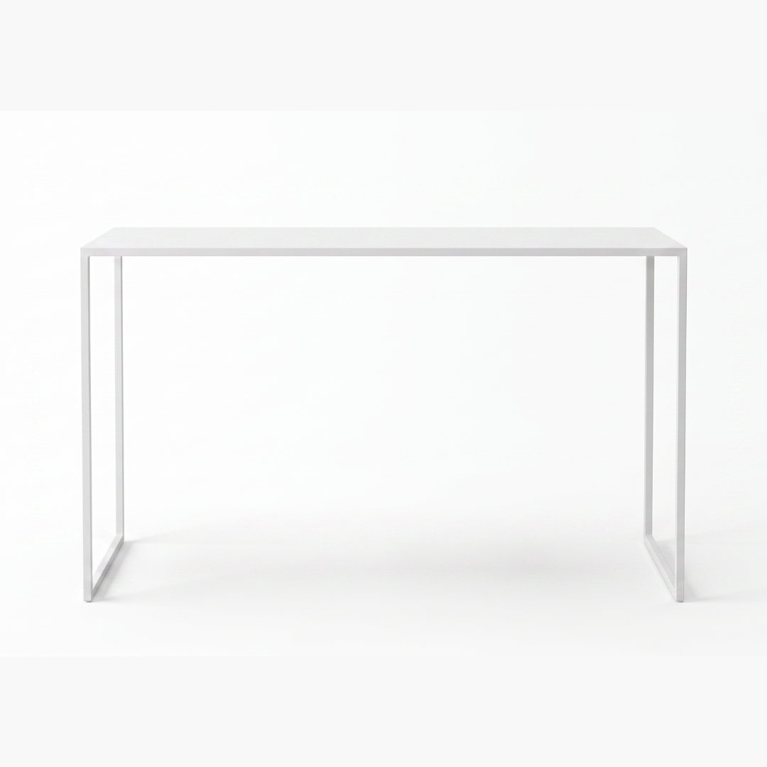 White Sleek Bar Leaner