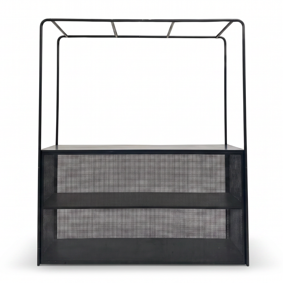 Black Mesh Bar Unit
