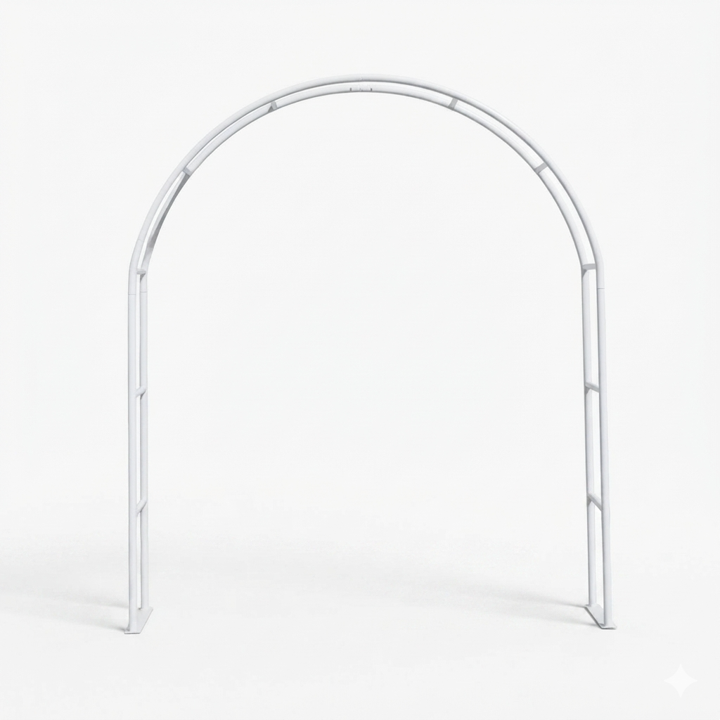 Double Arched Arch - White