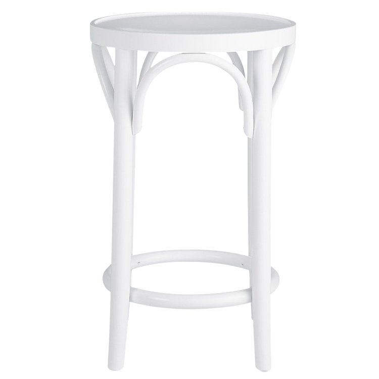 Bentwood Stool - White