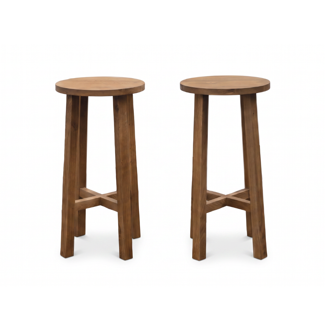 Natural Wooden Stool