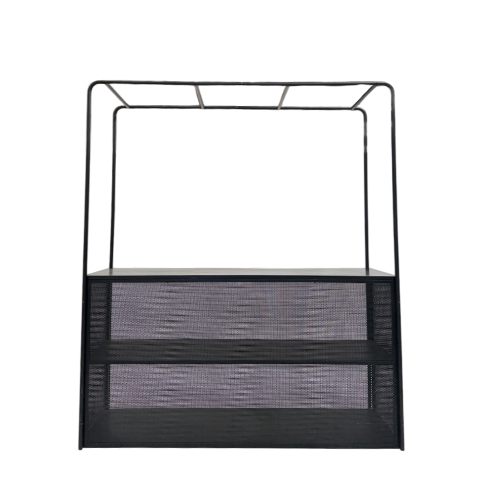 Black Mesh Bar Unit