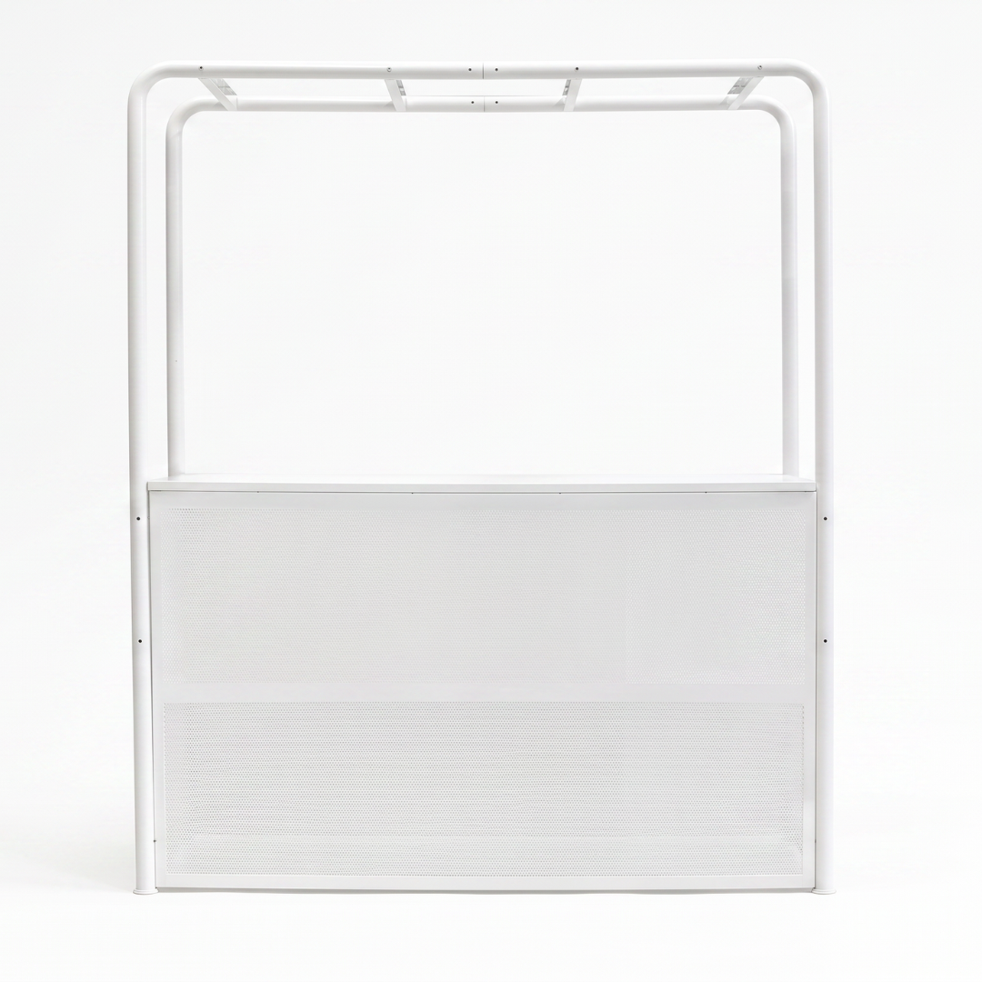White Mesh Bar Unit