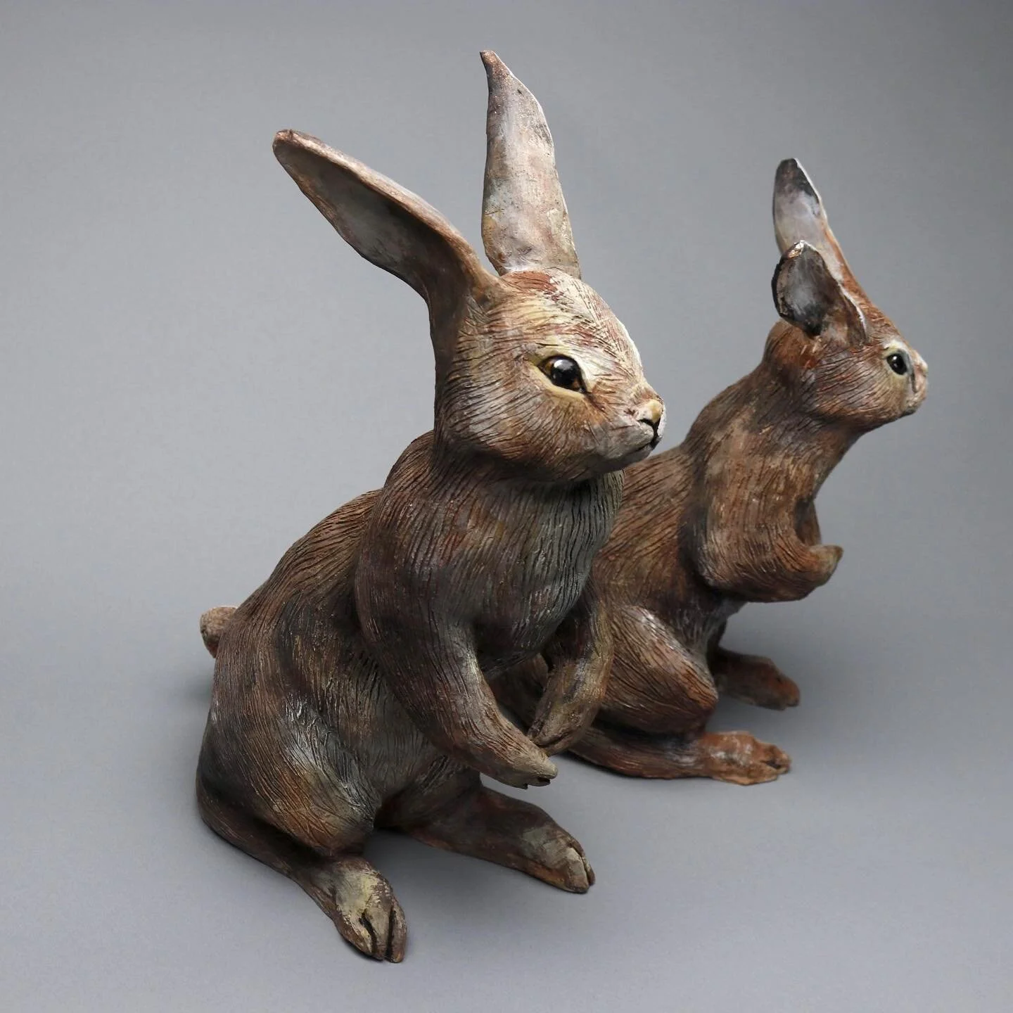 Flopsy and Mopsy with their dolls, me and my sister- this piece was inspired by my grandpa who would call us flopsy and mopsy
-
-
-
#bunnies #flopsy #mopsy #ceramics #gouache #needlefelting #rabbits #bunny #peterrabbit #beatrixpotter