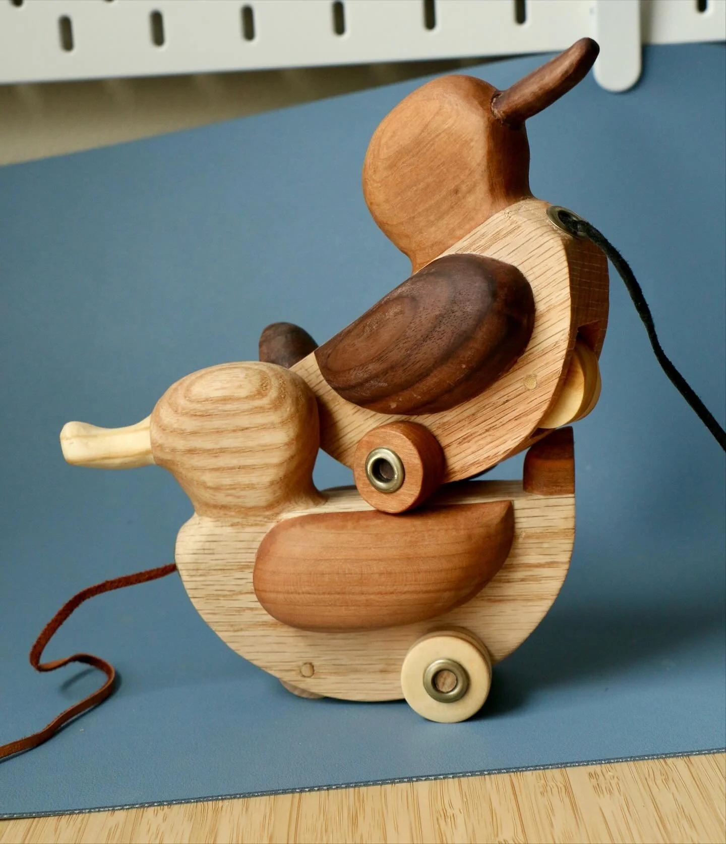 Quite happy with how these two pull along ducks came out 🦆😌
-
-
-
#woodworking #woodcarving #toydesign #glueup #duck #interactiveart