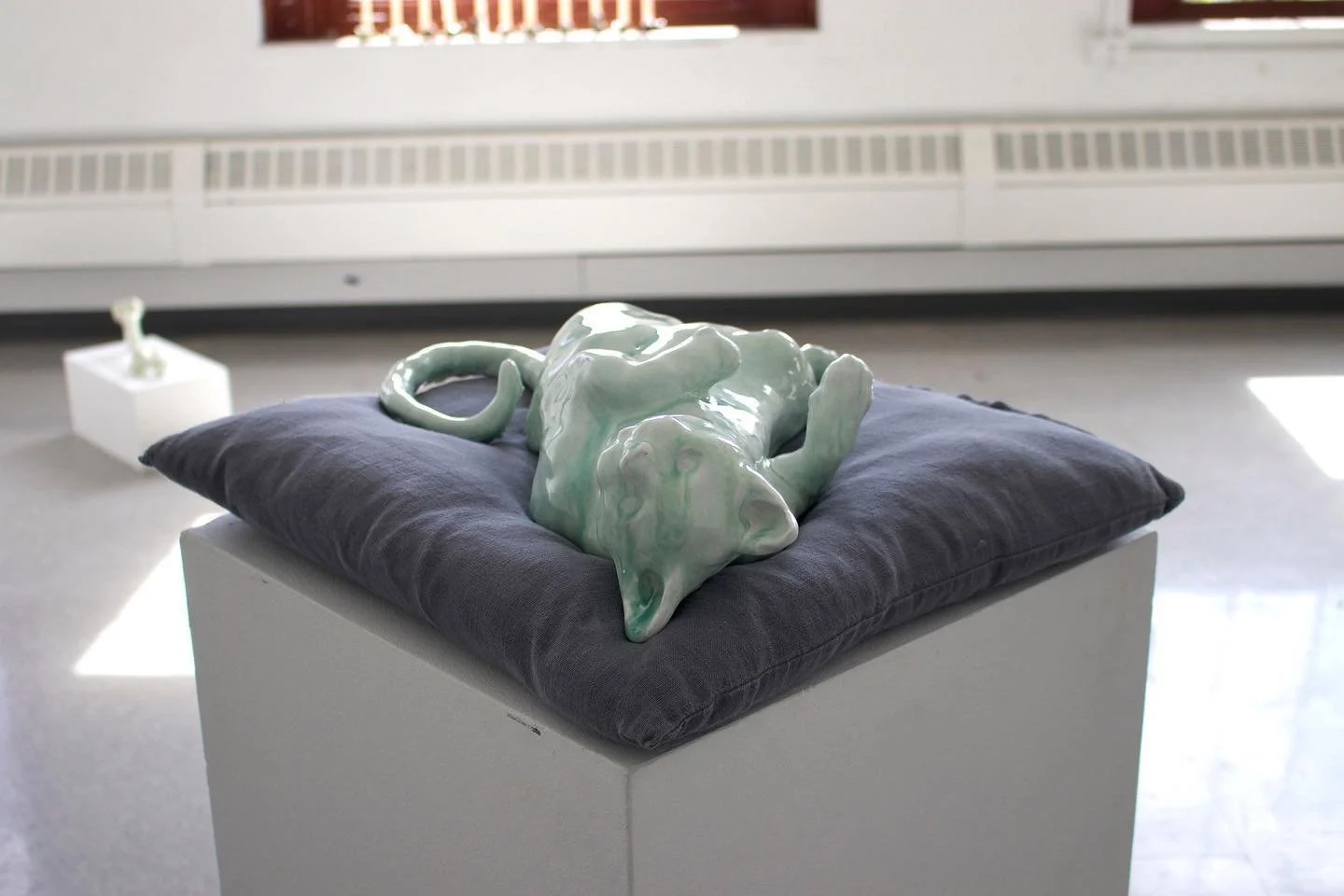 Life size porcelain Kristof (from last spring lol)
-
-
-
#porcelain #celadon #kitty #russianblue #meow #mykittyboy