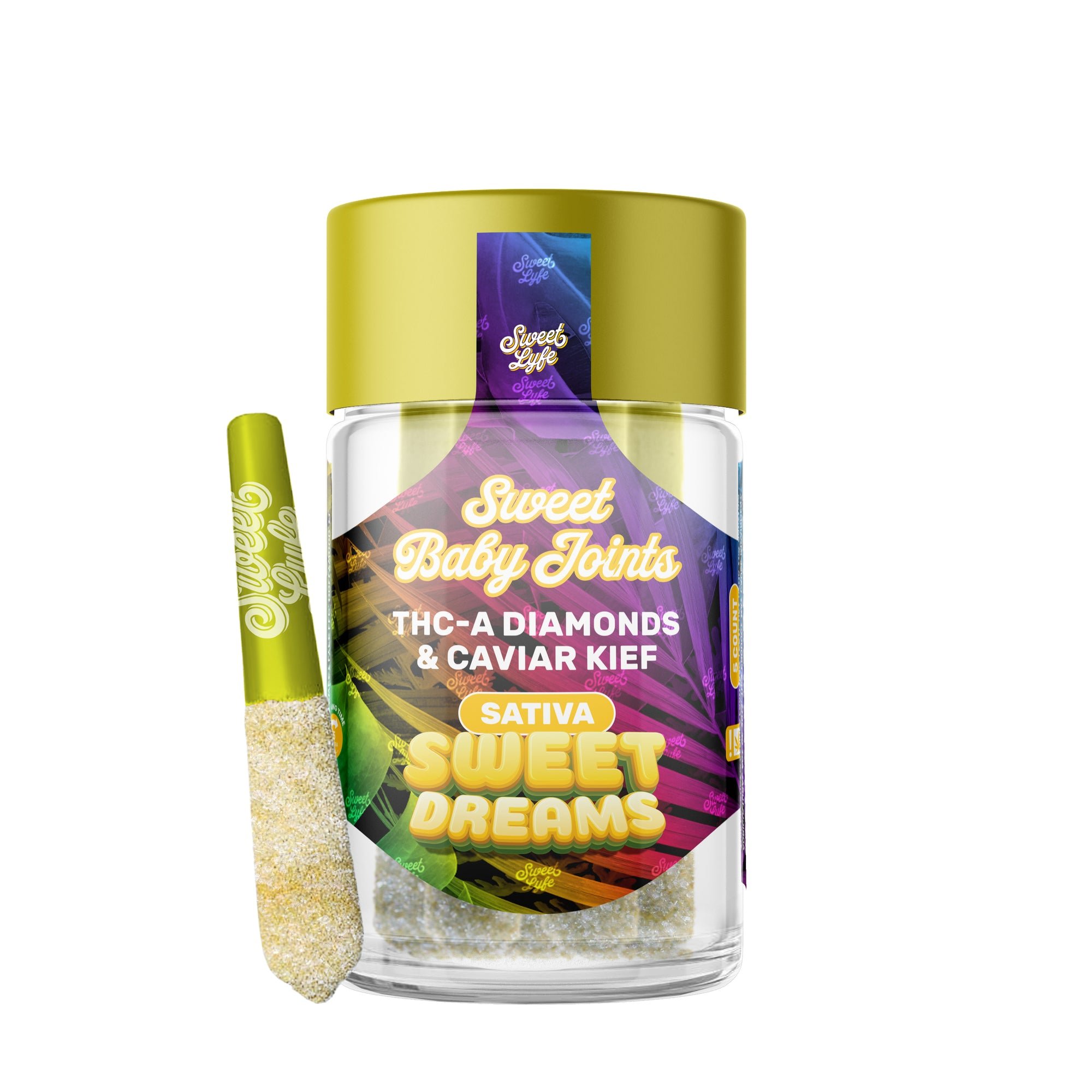 Sweet Dreams - Sweet Baby Joints -THC-A Diamonds & Caviar Kief - Sativa