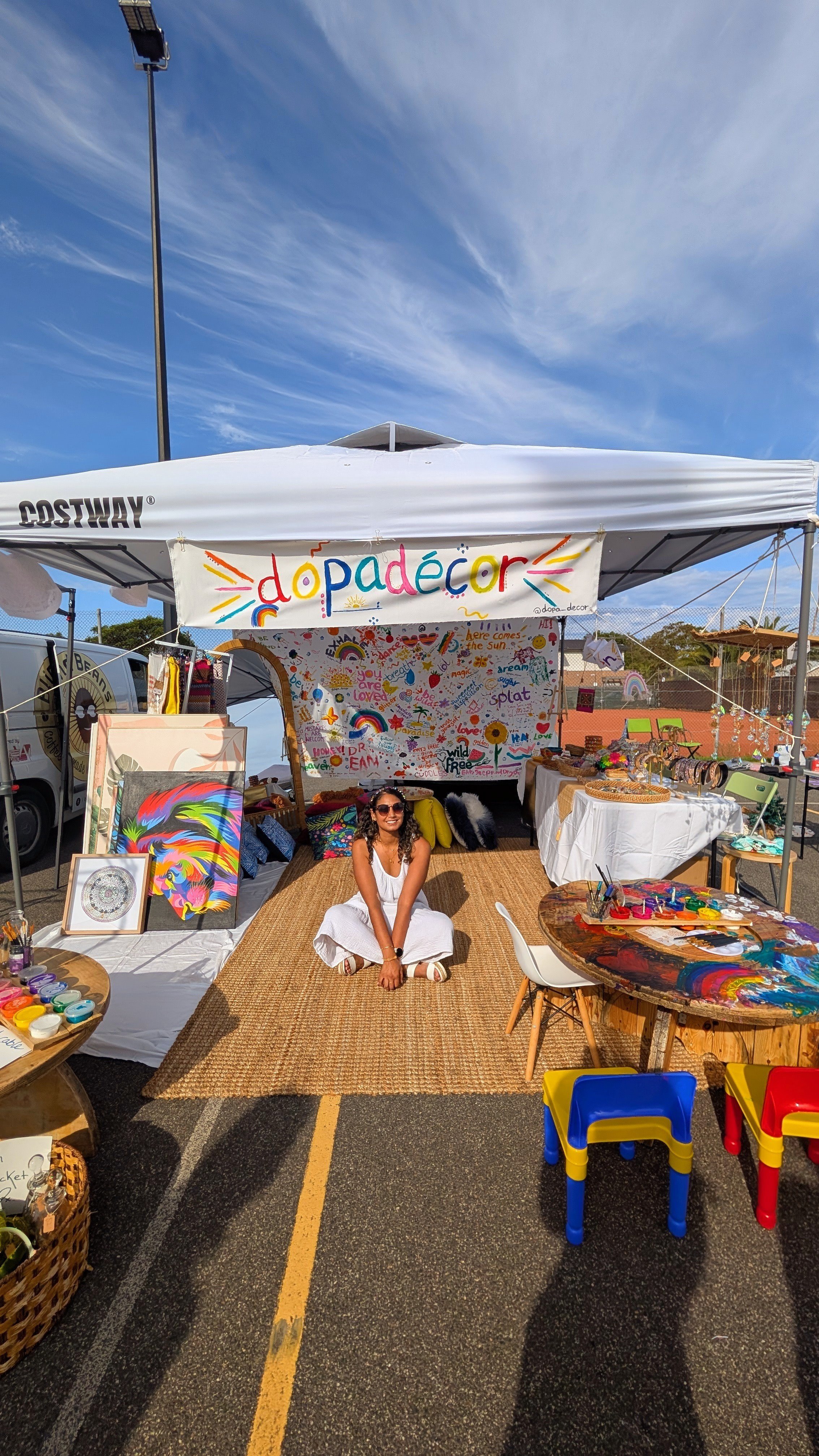Our first Dopadream market stall