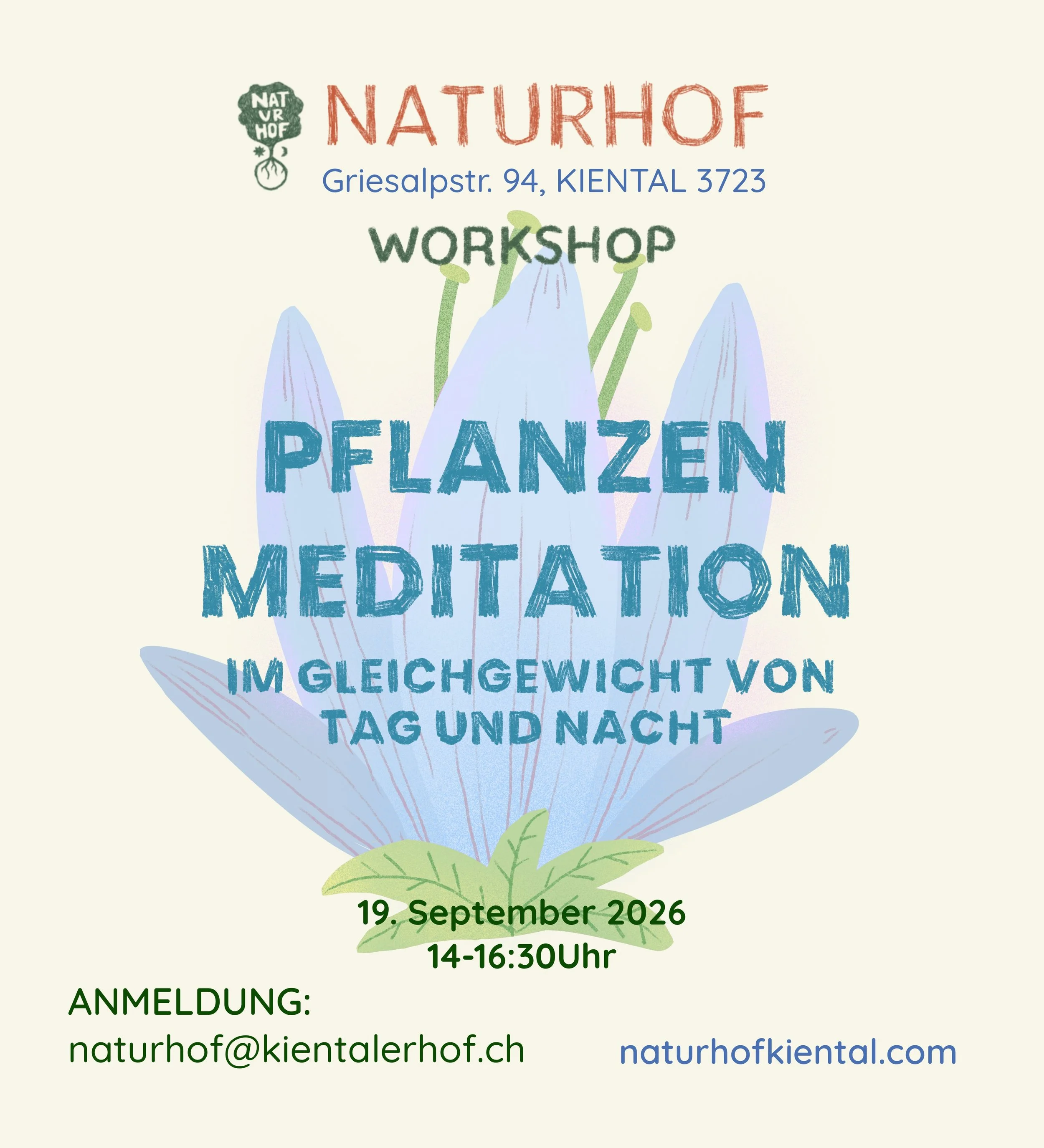 Pflanzenmeditation im Gleichgewicht von Tag und Nacht