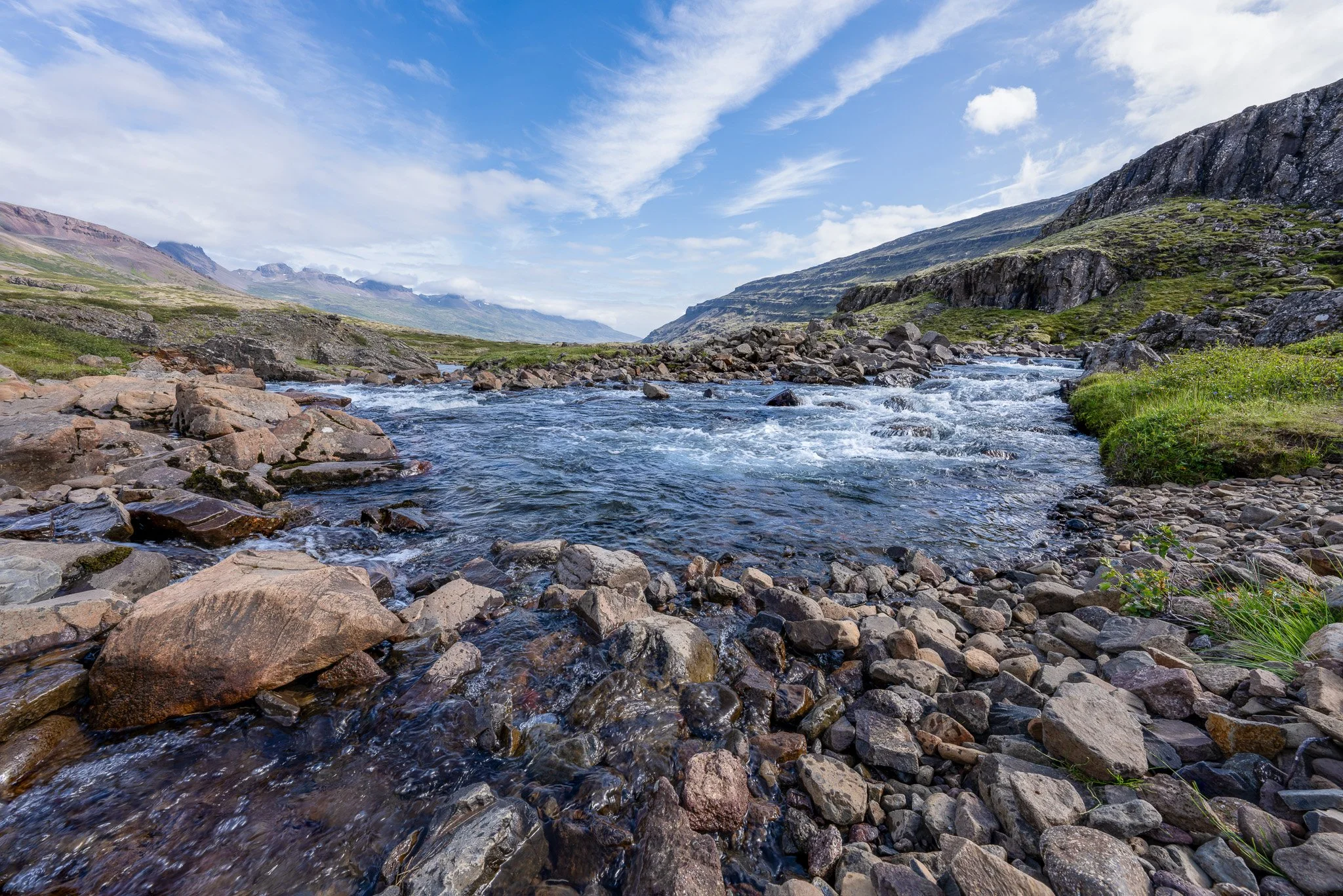 Beyond the Trail – Mountain River Rapids in Iceland